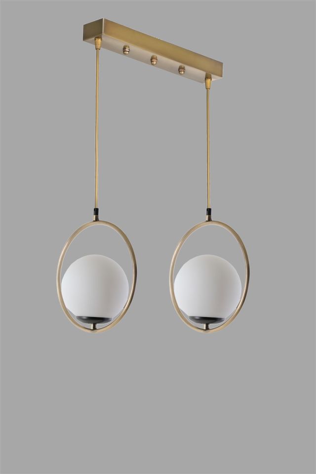 RİNG 2 Lİ SIRALI BEYAZ CAMLI ESKİTME SARKIT