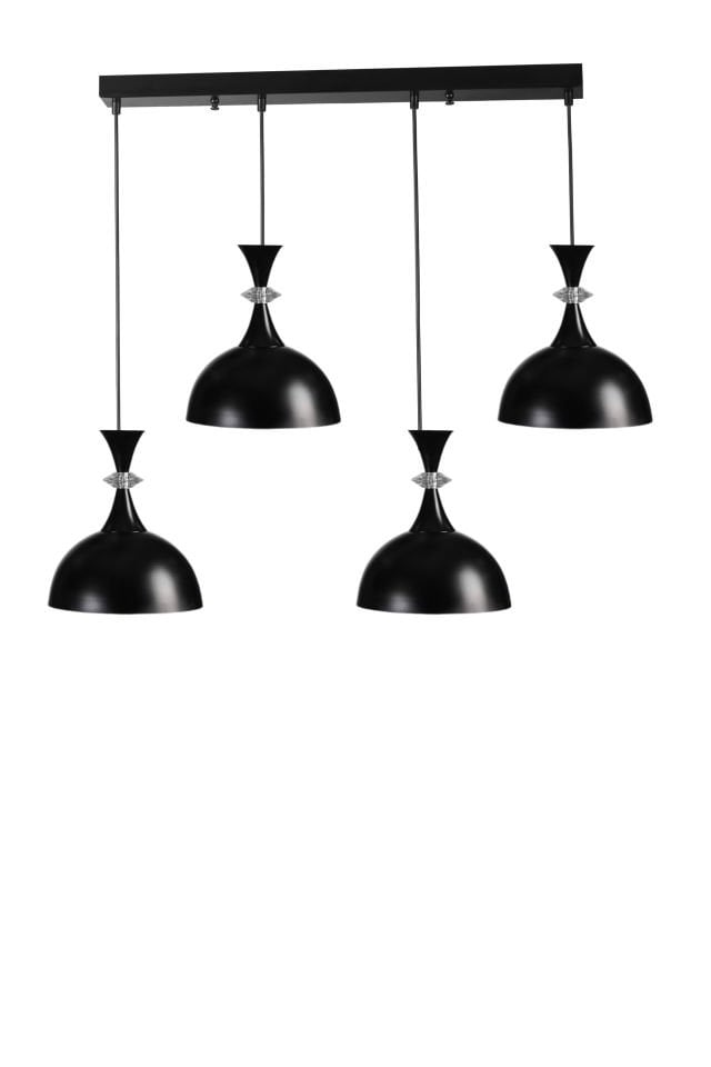 AKAY 4 LÜ SIRALI SİYAH SARKIT