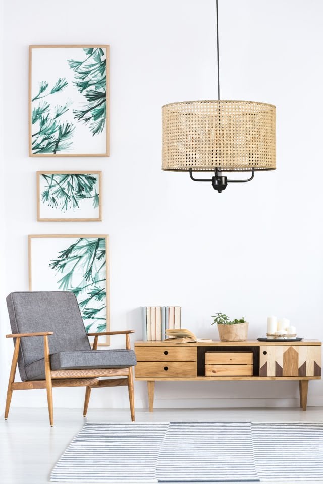 BERMUDA 3 LÜ RATTAN AVİZE