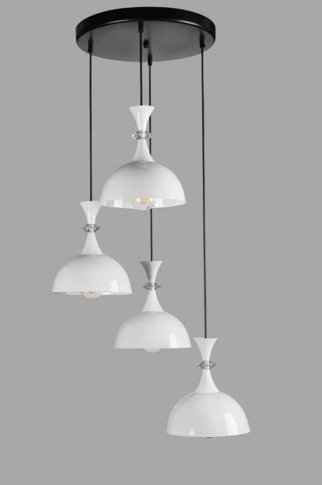 AKAY 4 LÜ TEPSİLİ BEYAZ SARKIT