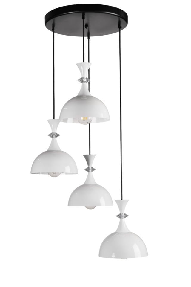 AKAY 4 LÜ TEPSİLİ BEYAZ SARKIT