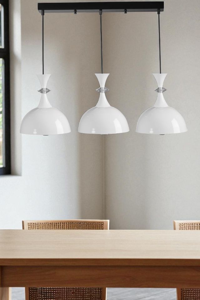 AKAY 3 LÜ SIRALI BEYAZ SARKIT