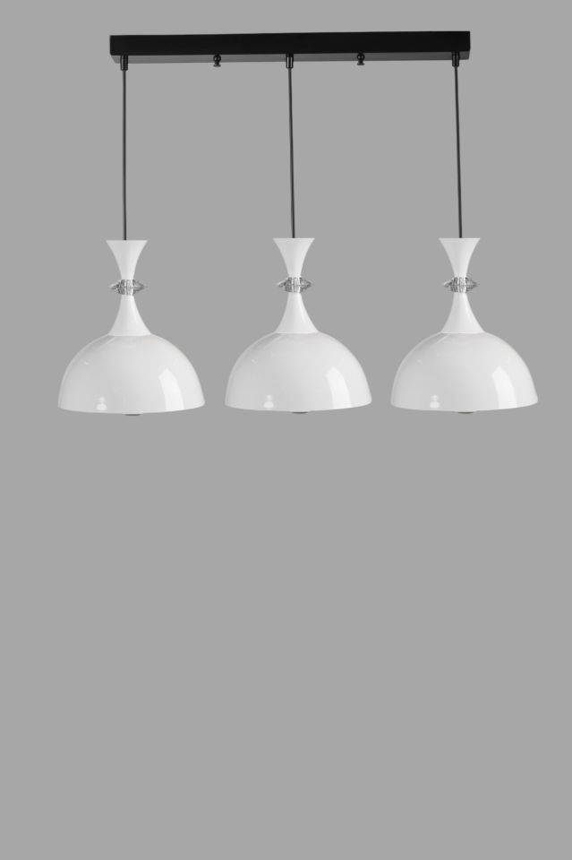 AKAY 3 LÜ SIRALI BEYAZ SARKIT