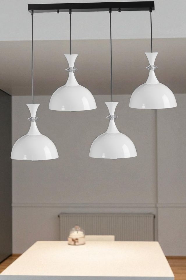 AKAY 4 LÜ SIRALI BEYAZ SARKIT