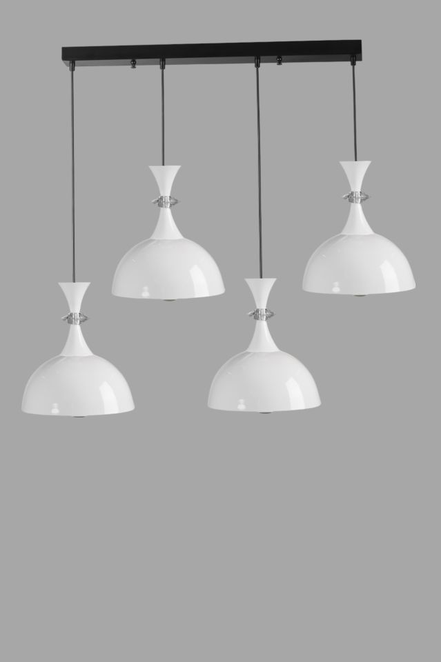 AKAY 4 LÜ SIRALI BEYAZ SARKIT