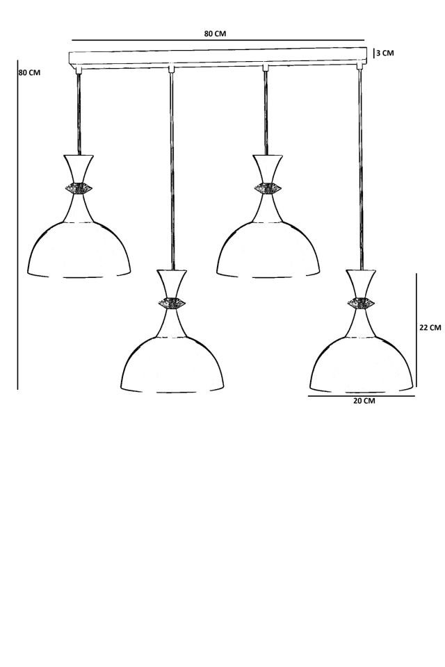 AKAY 4 LÜ SIRALI BEYAZ SARKIT