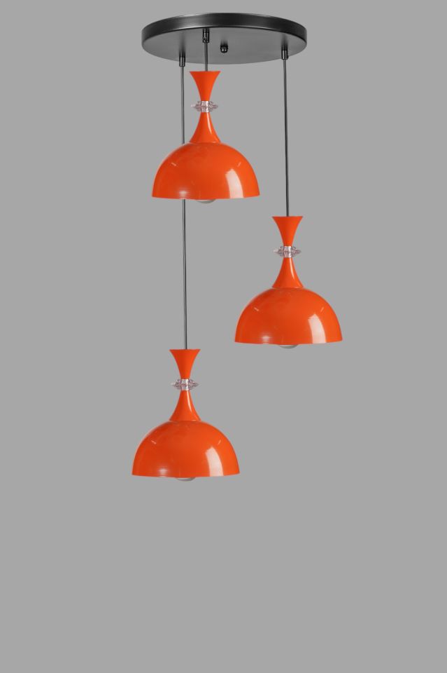 AKAY 3 LÜ TEPSİLİ TURUNCU SARKIT