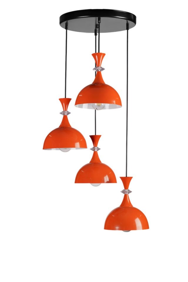 AKAY 4 LÜ TEPSİLİ TURUNCU SARKIT