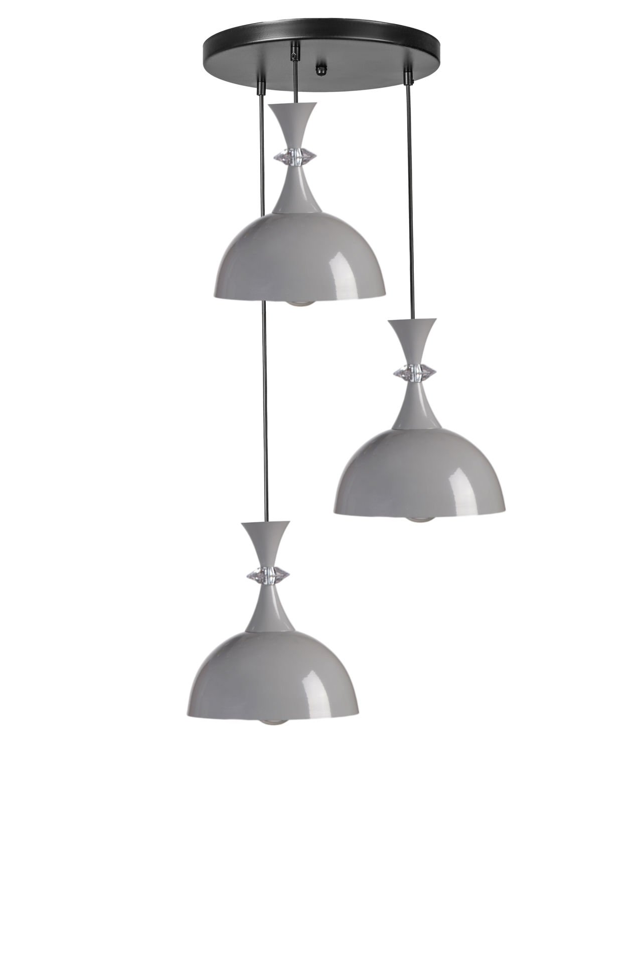 AKAY 3 LÜ TEPSİLİ GRİ SARKIT