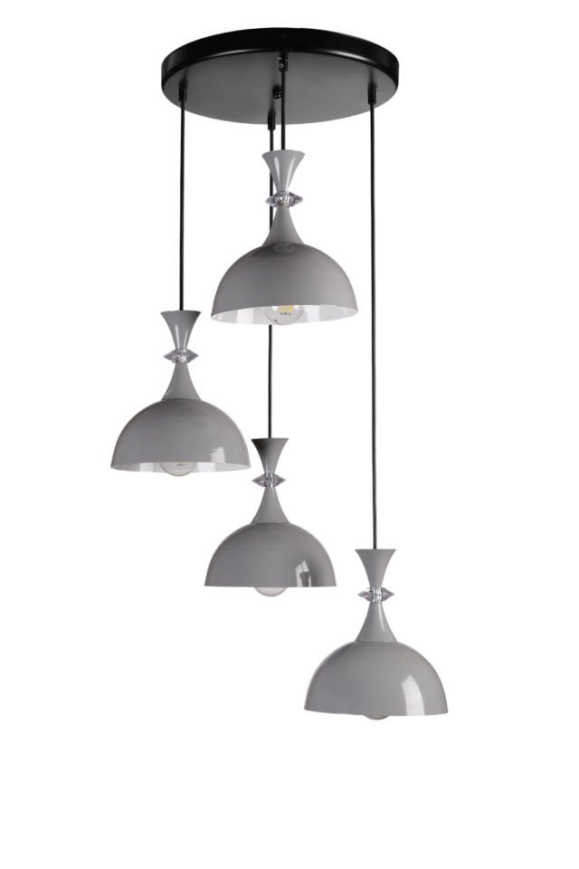 AKAY 4 LÜ TEPSİLİ GRİ SARKIT