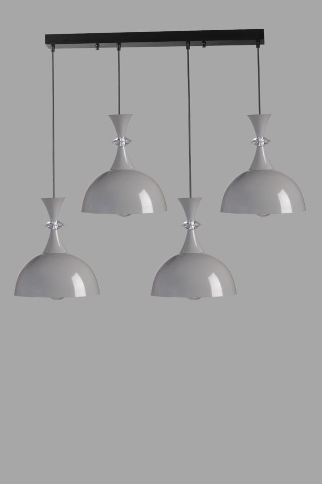 AKAY 4 LÜ SIRALI GRİ SARKIT