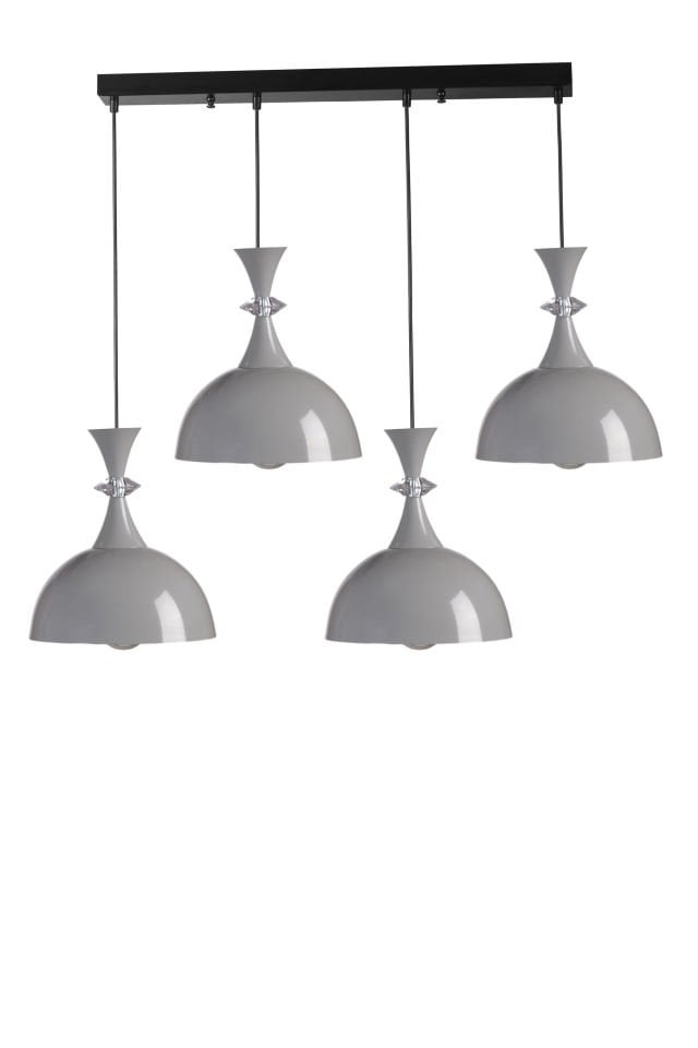 AKAY 4 LÜ SIRALI GRİ SARKIT