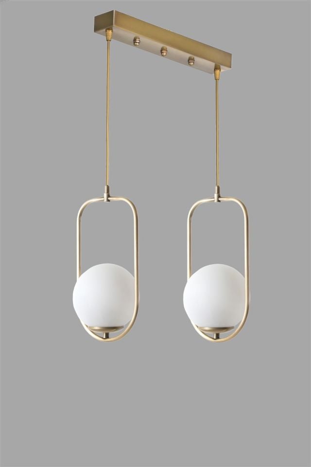 AHU 2 Lİ SIRALI BEYAZ CAMLI ESKİTME SARKIT