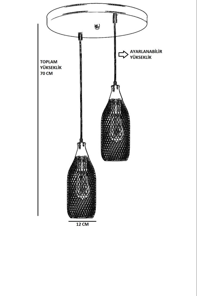 RİO 2 Lİ TEPSİLİ SİYAH SARKIT