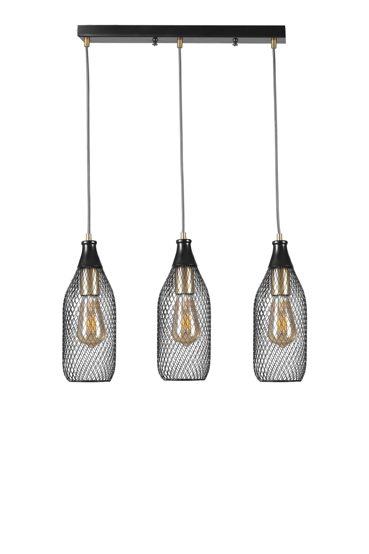 RİO 3 LÜ SIRALI SİYAH SARKIT