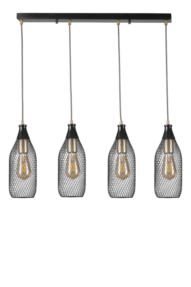 RİO 4 LÜ SIRALI SİYAH SARKIT