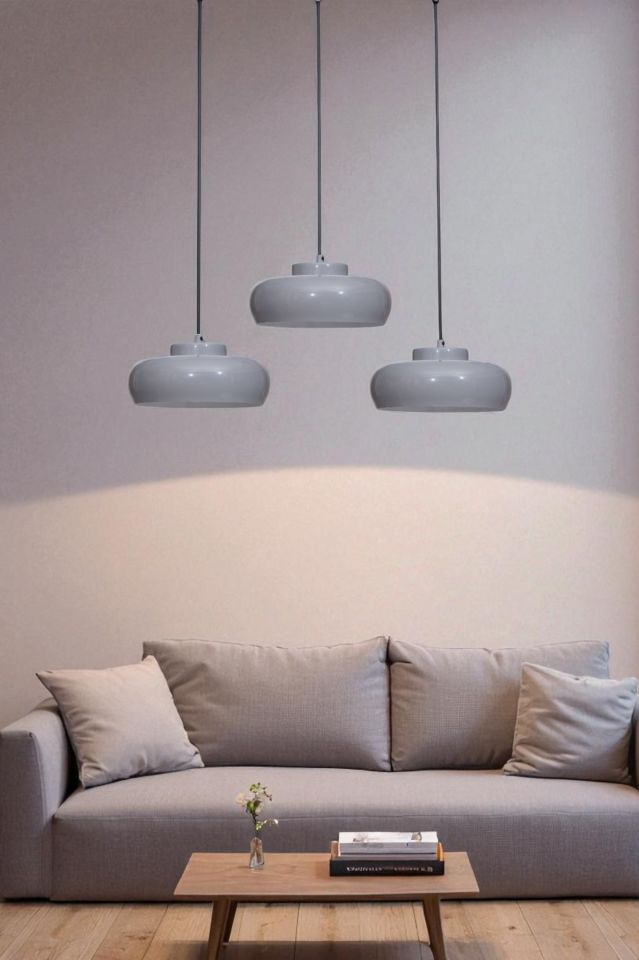 SMİTH 3 LÜ SIRALI GRİ SARKIT