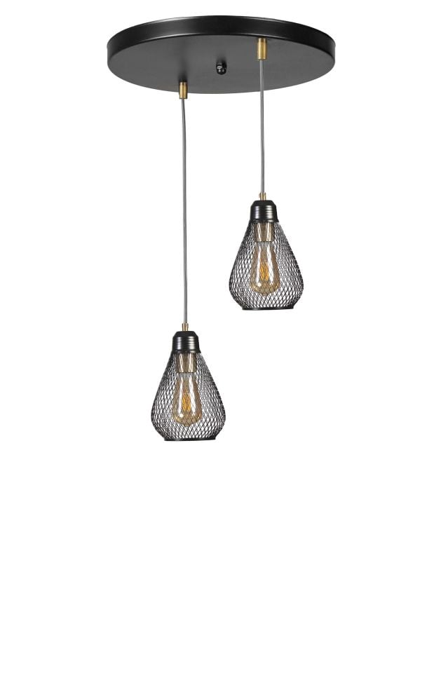 ARMUT 2 Lİ TEPSİLİ SİYAH SARKIT