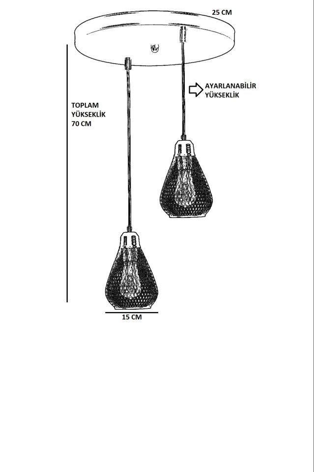 ARMUT 2 Lİ TEPSİLİ ESKİTME SARKIT