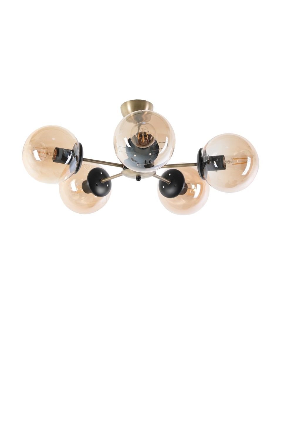 VENÜS 5 Lİ BAL CAMLI AVİZE