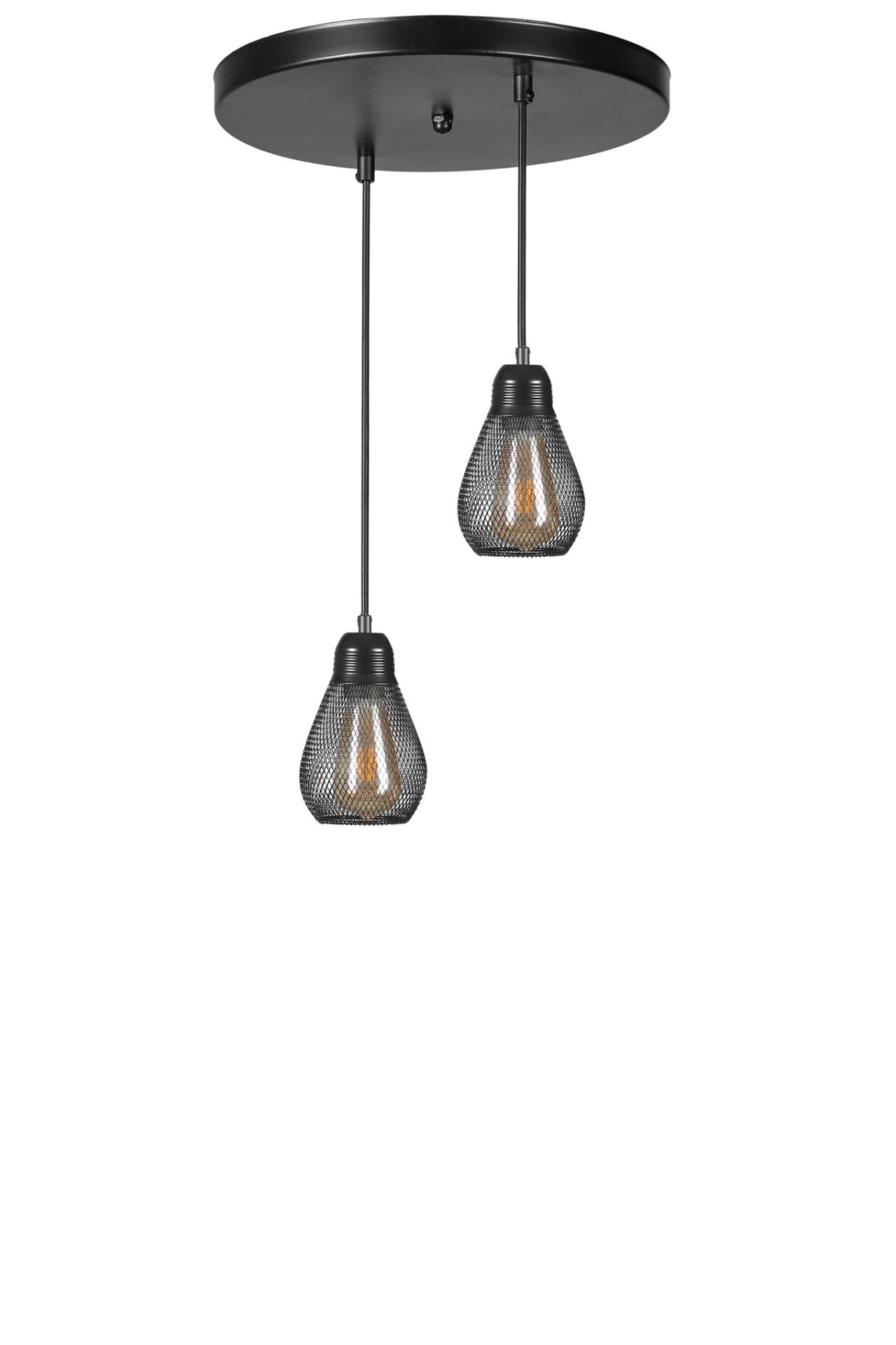 AMPÜL 2 Lİ TEPSİLİ SİYAH SARKIT