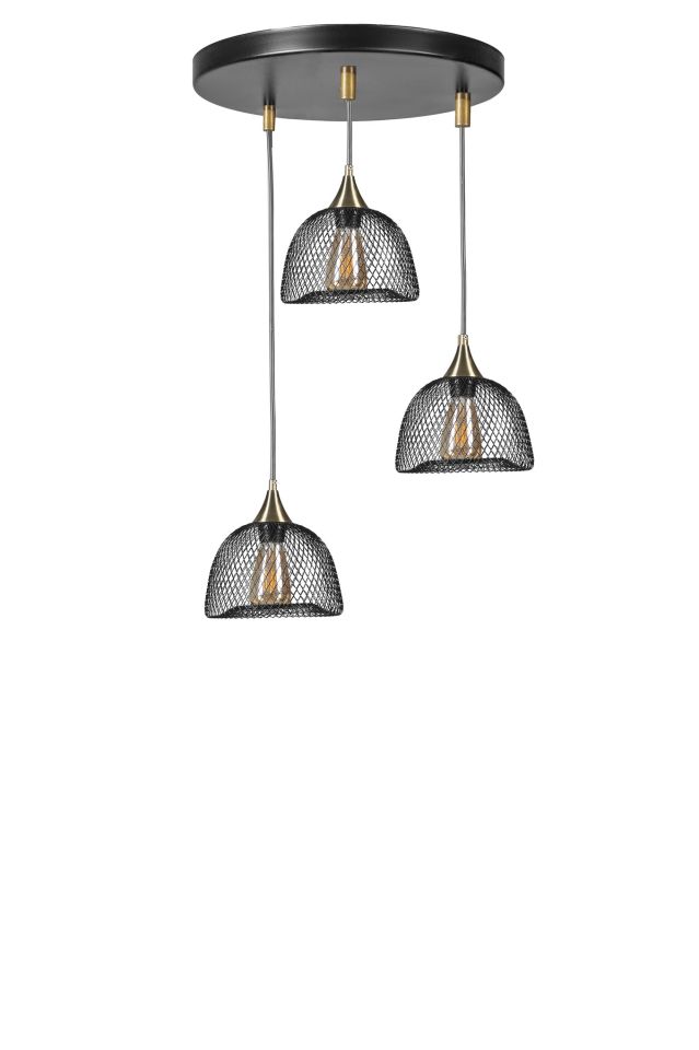 NASA 3 LÜ TEPSİLİ SİYAH SARKIT