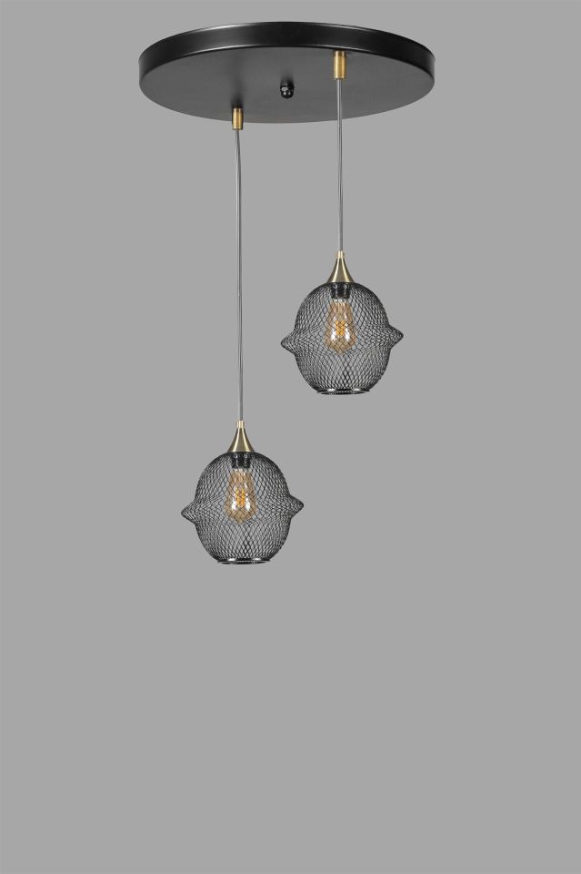 MERKÜR 2 Lİ TEPSİLİ SİYAH SARKIT