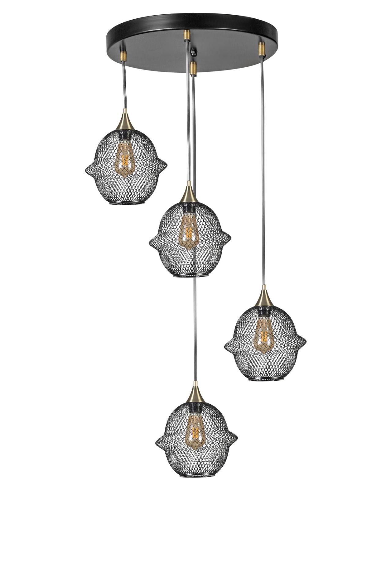 MERKÜR 4 LÜ TEPSİLİ SİYAH SARKIT