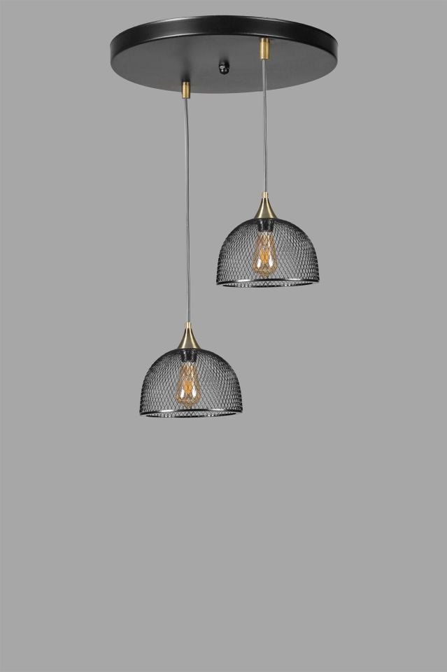 ROTA 2 Lİ TEPSİLİ SİYAH SARKIT