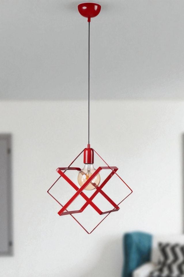 BERLİN RUSTİK TEKLİ KIRMIZI SARKIT