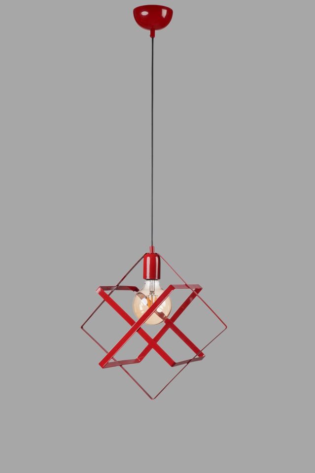 BERLİN RUSTİK TEKLİ KIRMIZI SARKIT