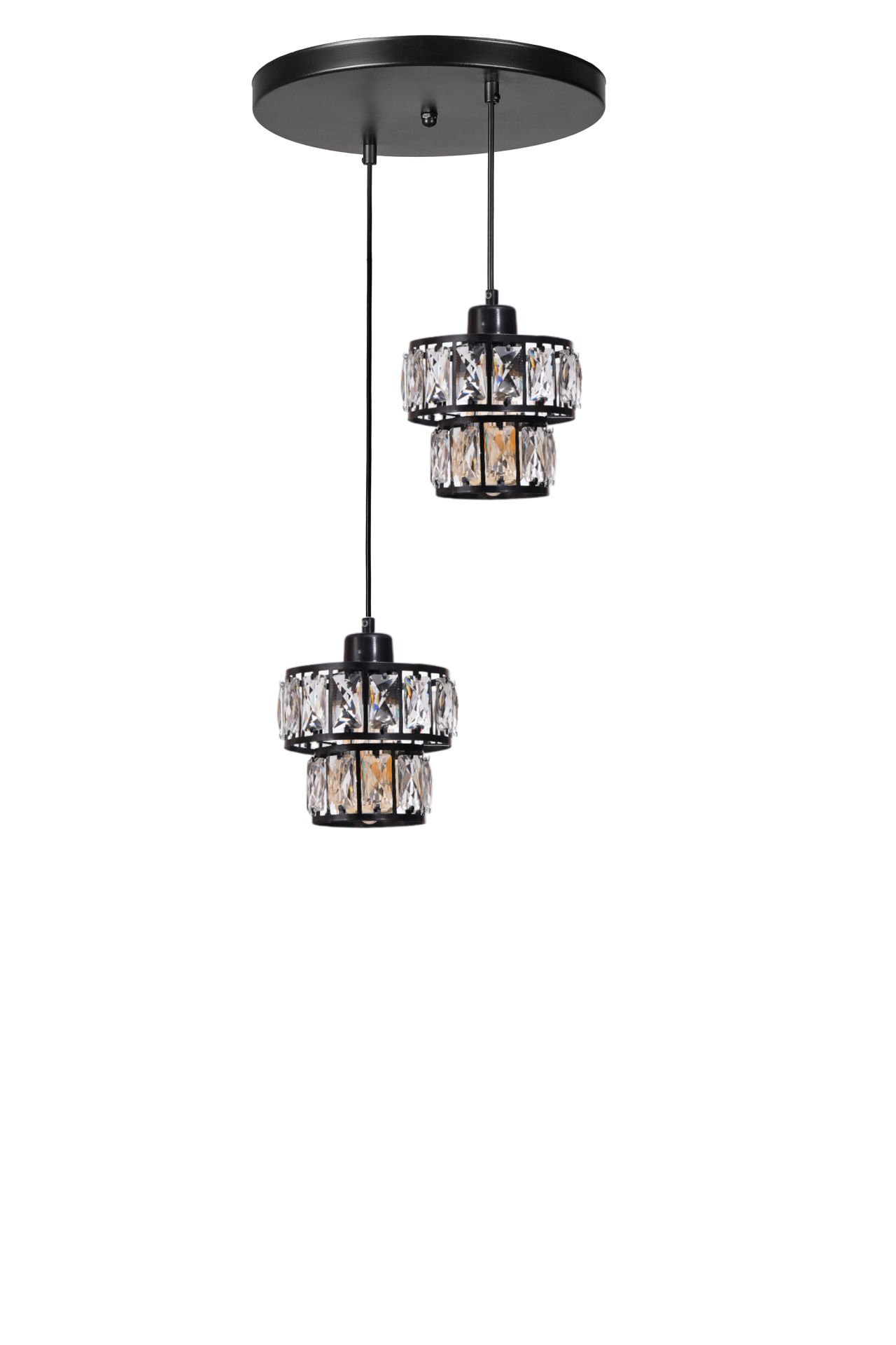 LEO 2 Lİ TEPSİLİ SİYAH SARKIT