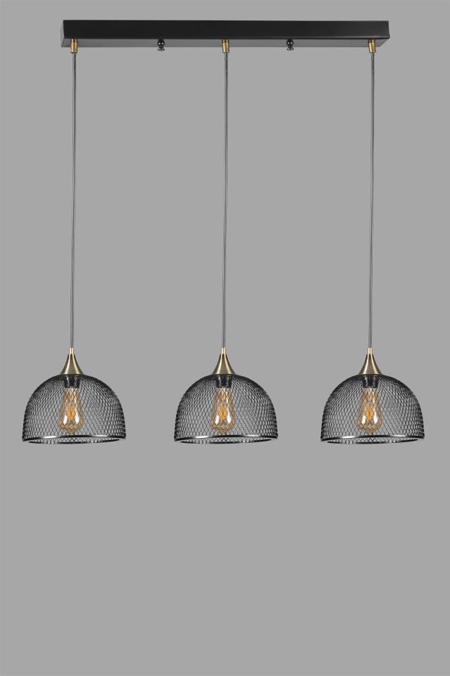 ROTA 3 LÜ SIRALI SİYAH SARKIT