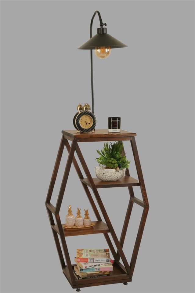 ASOS CEVİZ LAMBADER METAL BAŞLIKLI