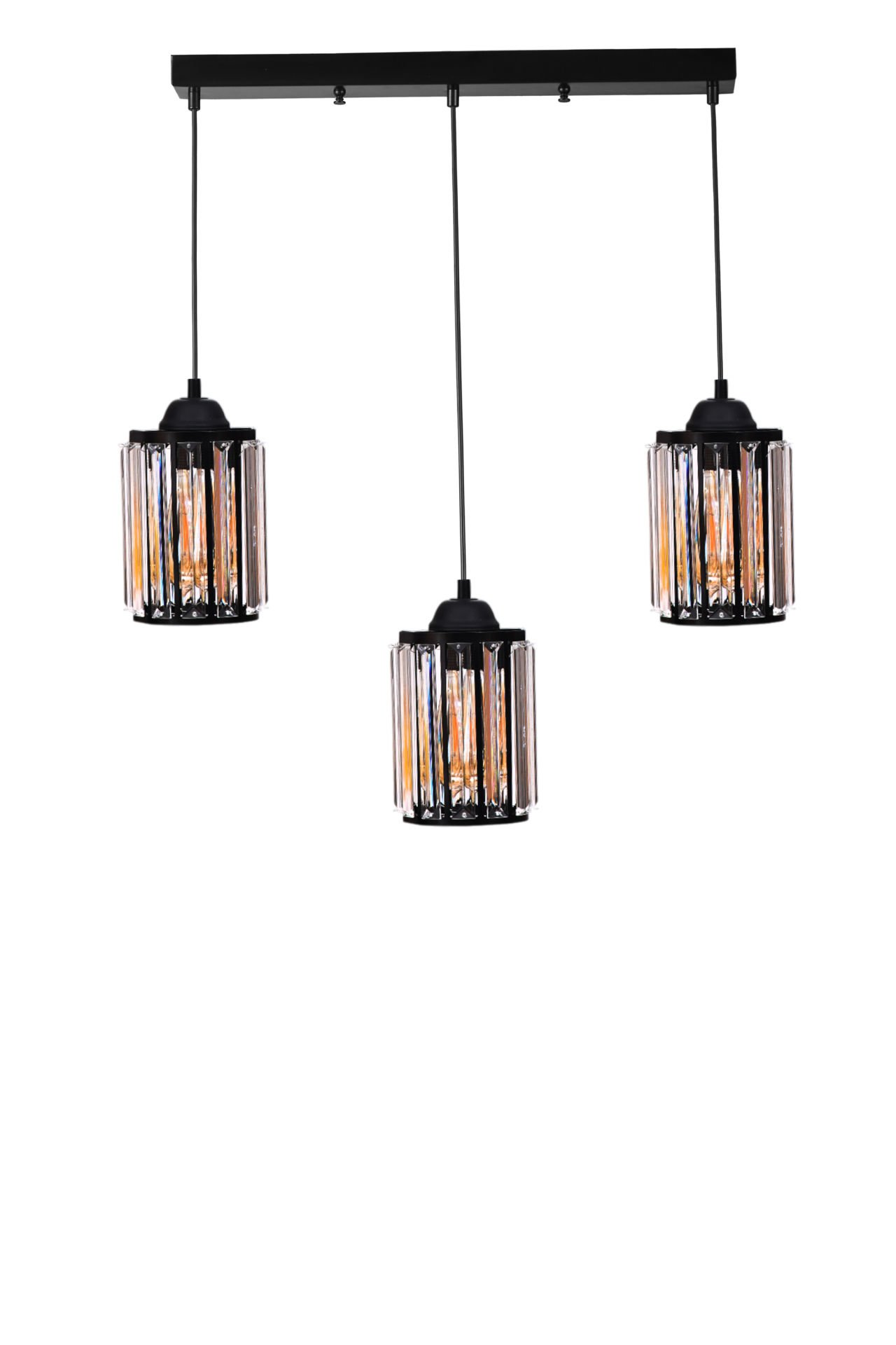 HUGO 3 LÜ SIRALI SİYAH SARKIT