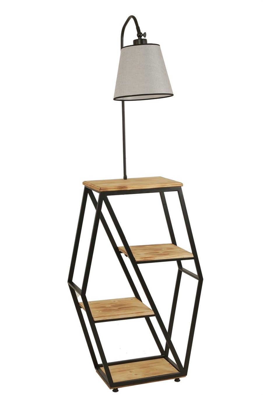 SEMBOL YANIK LAMBADER PRAMİT AÇIK HASIR GRİ ABAJURLU