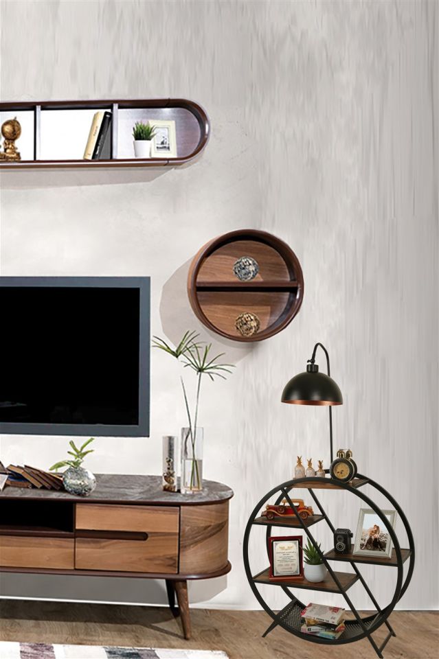 PLÜTON CEVİZ LAMBADER RETRO 3 BAŞLIKLI