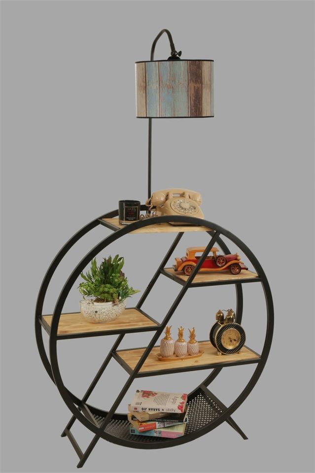 PLÜTON YANIK LAMBADER SİLİNDİR RENKLİ ABAJURLU