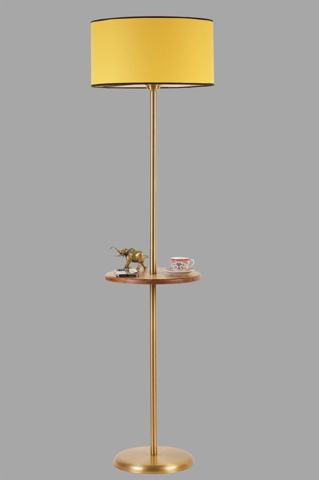 MERCAN ESKİTME SEHPALI SİLİNDİR HARDAL LAMBADER