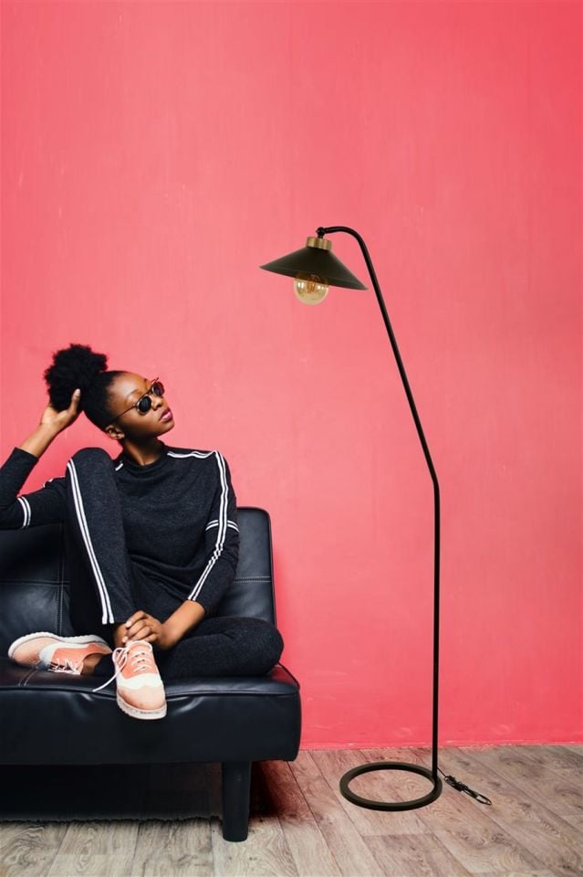 DELTA SİYAH LAMBADER METAL BAŞLIKLI