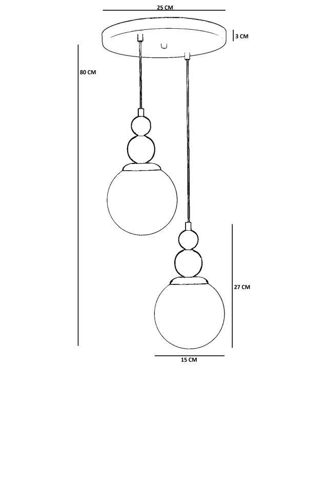 YAREN 2 Lİ TEPSİLİ ESKİTME BAL CAMLI SARKIT
