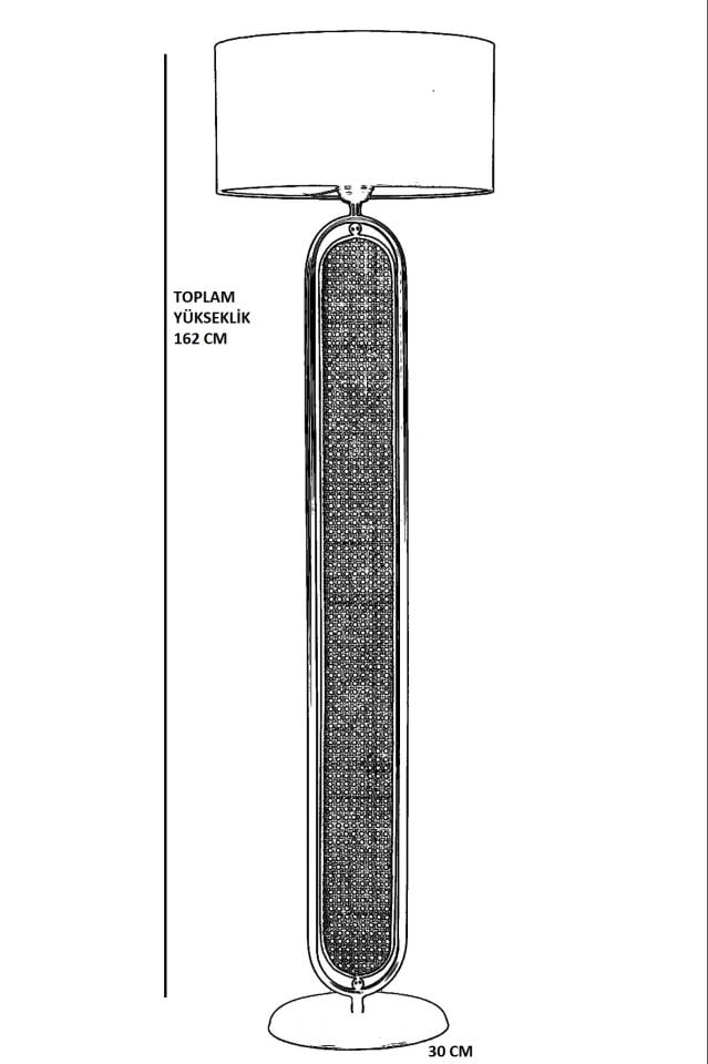 BELİNDA SİYAH SİLİNDİR RATTAN LAMBADER