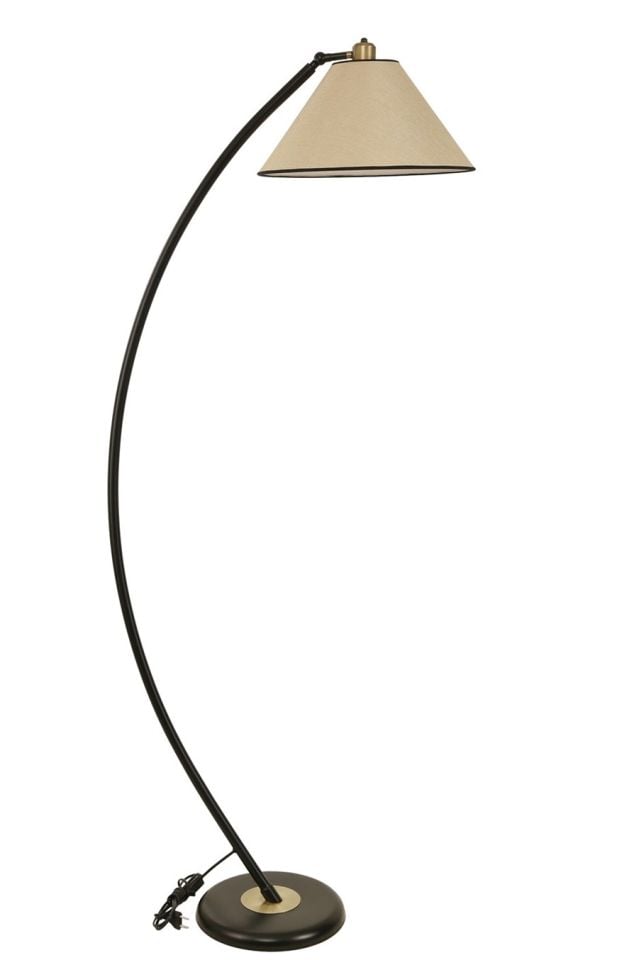 HİLAL SİYAH LAMBADER AÇIK HASIR ABAJURLU