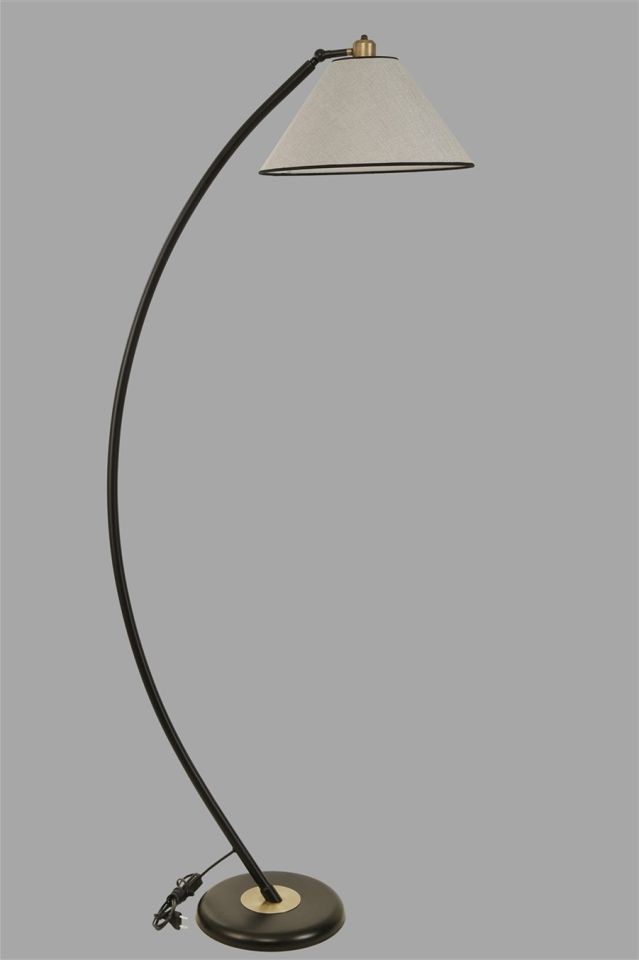 HİLAL SİYAH LAMBADER AÇIK HASIR GRİ ABAJURLU