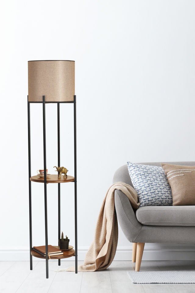 VEGA SİYAH KOYU HASIR BAŞLIKLI LAMBADER