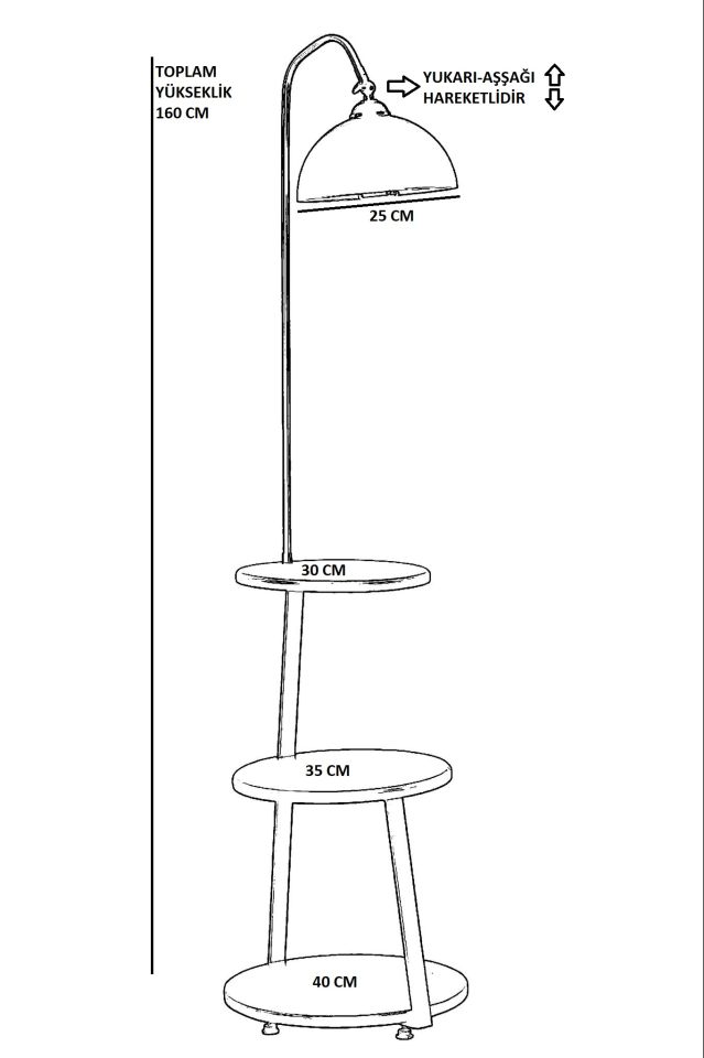 SORTİ SİYAH RETRO BAŞLIKLI LAMBADER