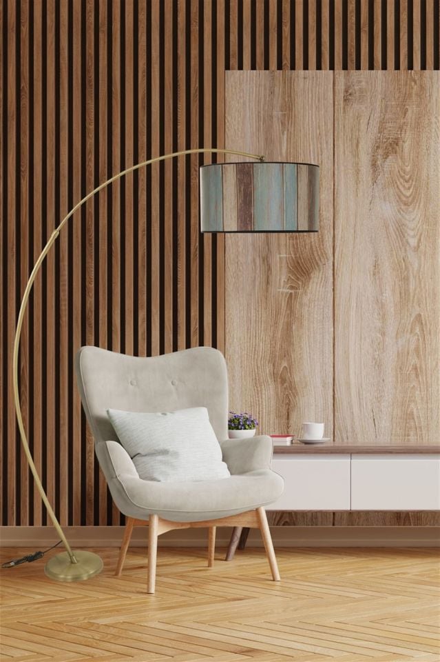 MISRA ESKİTME LAMBADER SİLİNDİR RENKLİ ABAJURLU