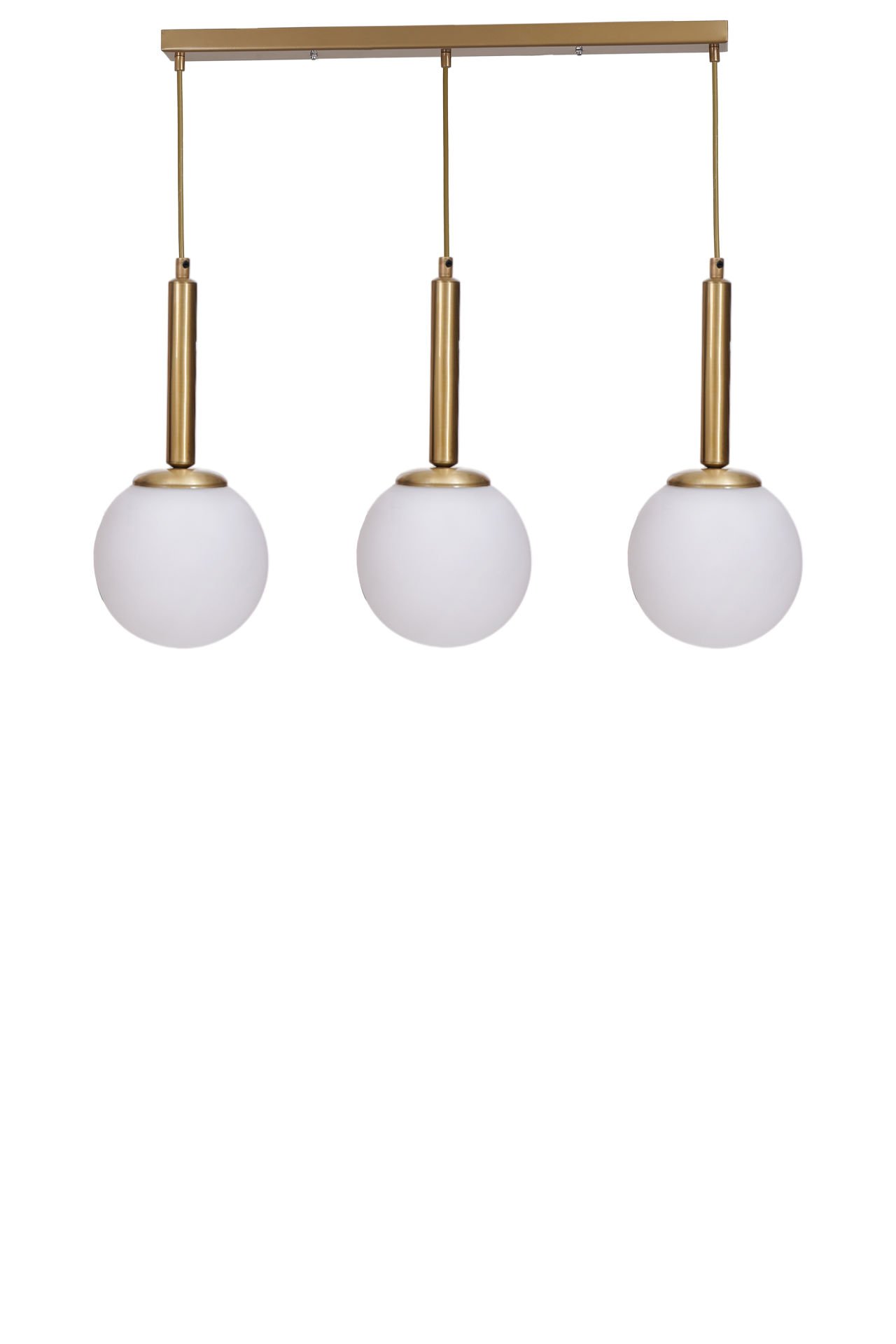 SEZGİ 3 LÜ SIRALI ESKİTME BEYAZ CAMLI SARKIT