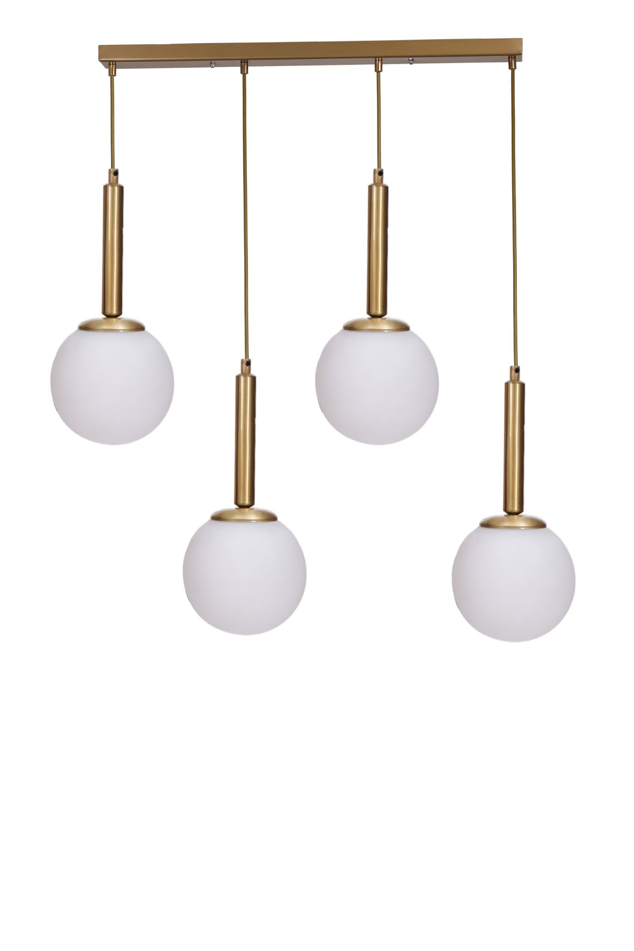 SEZGİ 4 LÜ SIRALI ESKİTME BEYAZ CAMLI SARKIT