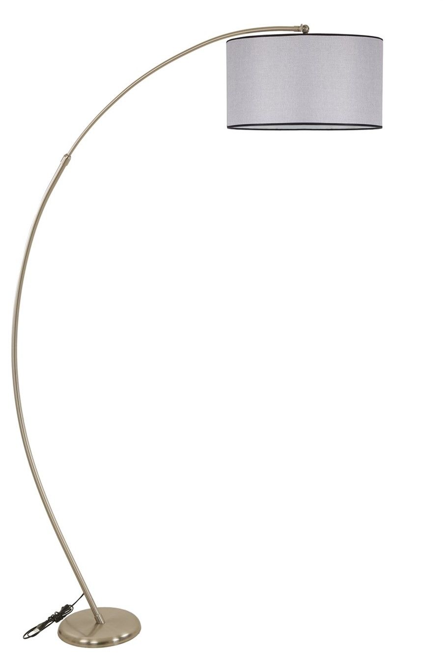 MISRA MAT KROM LAMBADER SİLİNDİR AÇIK HASIR GRİ ABAJURLU